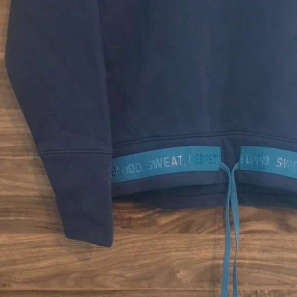 Under Armour x Project Rock XS Cropped Baggy Crewneck Workout Sweatshirt - Picture 4 of 8